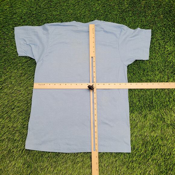 Vintage 80s Screen-Stars Shirt S/M 17x24 Cropped Logo USA - Picture 3 of 13